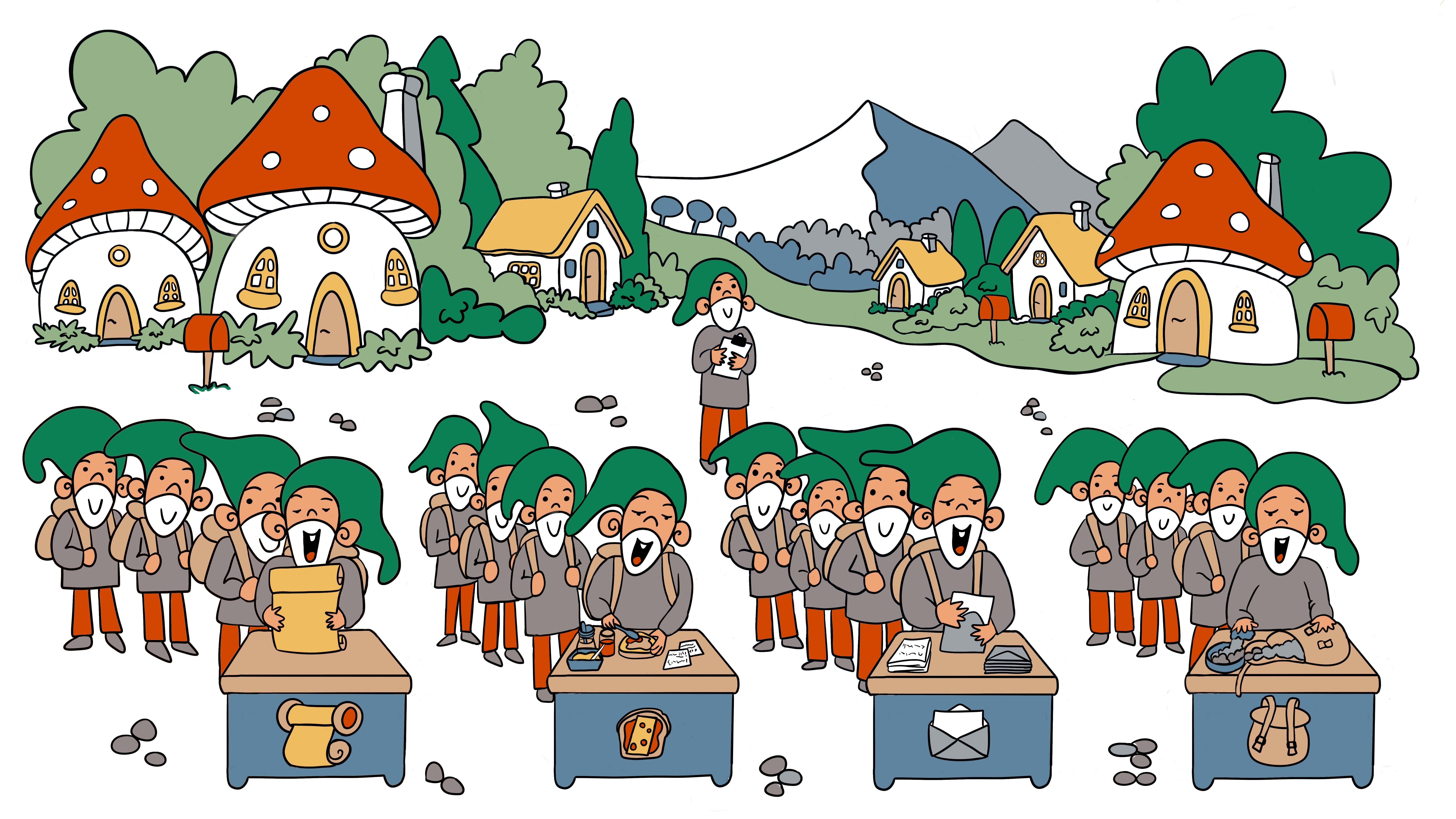 Manager node with worker nodes